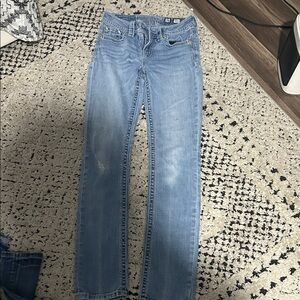 Miss Me Light Blue Straight Leg Jeans